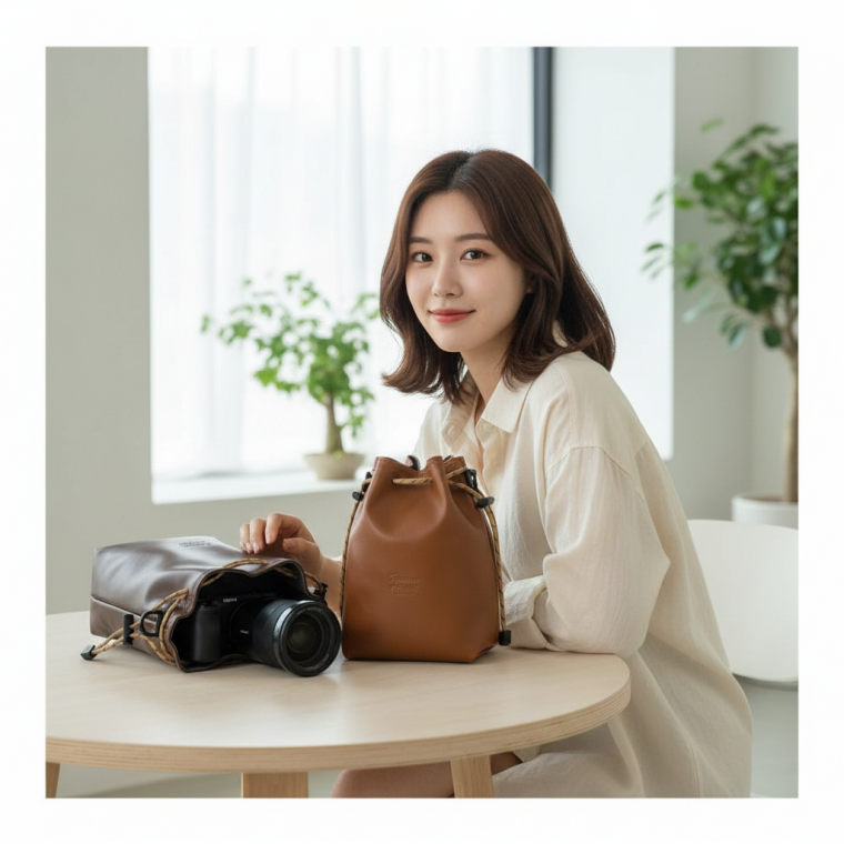 미러리스 카메라 가방 방수 숄더백 휴대용 파우치 수납 케이스 크로스백