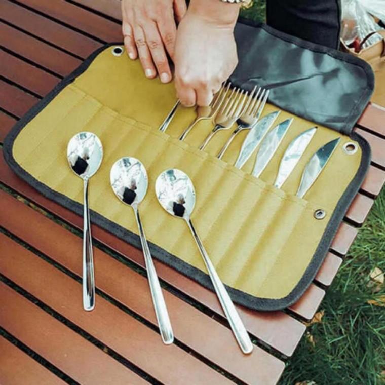 캠핑용 커트러리 수납 케이스