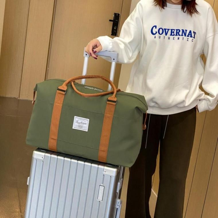 깔끔한 디자인 넉넉한 수납력 데일리 캔버스 보스턴백