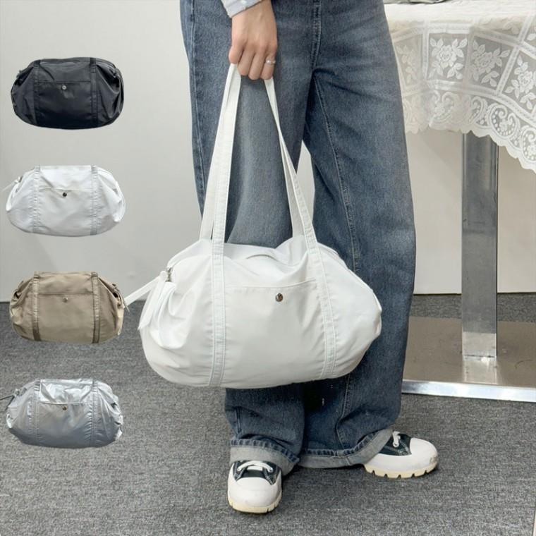 여성 데일리 보스턴 토트백 가벼운 수납 가방 캐주얼