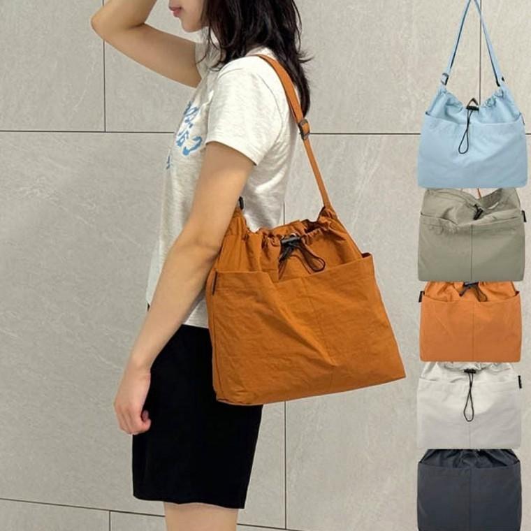 수납력 가벼운 나일론 크로스백 좋은 숄더백 대용량