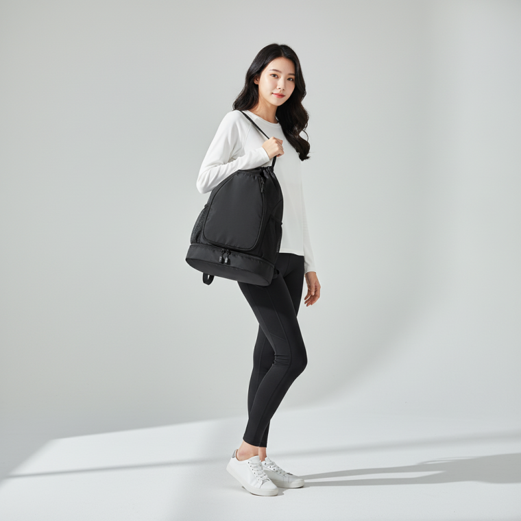 배드민턴 라켓 가방 스포츠 백팩 겸용 수납 배낭 운동용 용품 보관함 깔끔한