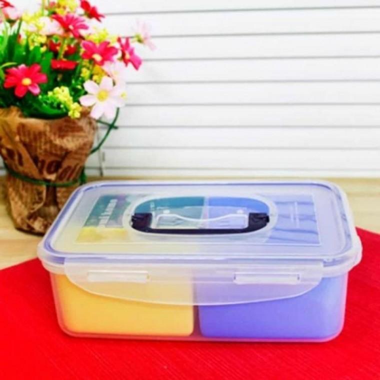 3칸 반찬합 냉장고수납용기 사각밀폐용기
