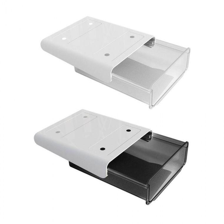 다용도 슬라이딩 부착식 데스크 서랍 언더 정리함 책상 수납 미니 사무용 책상밑 책상하단
