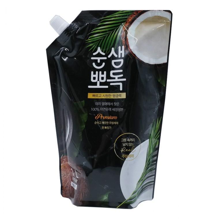 순샘 설거지용품 과일세척제 리필 주방세정제 주방세제 다용도 뽀독 주방용세제 1L