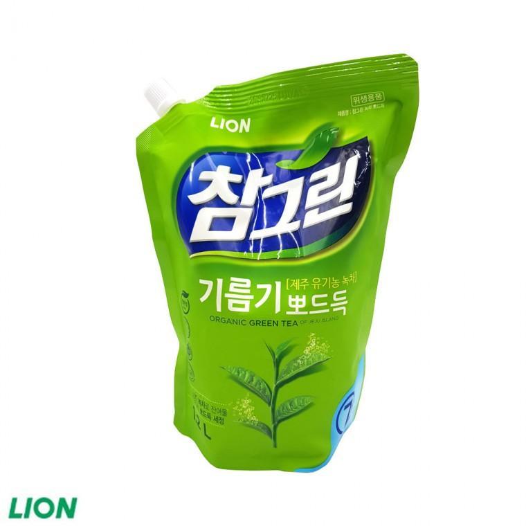참그린 기름기뽀드득 설거지용품 고농축 주방세 제 1.2L 리필 1EA 정제 주방세정제 다용도세제 과일세척제