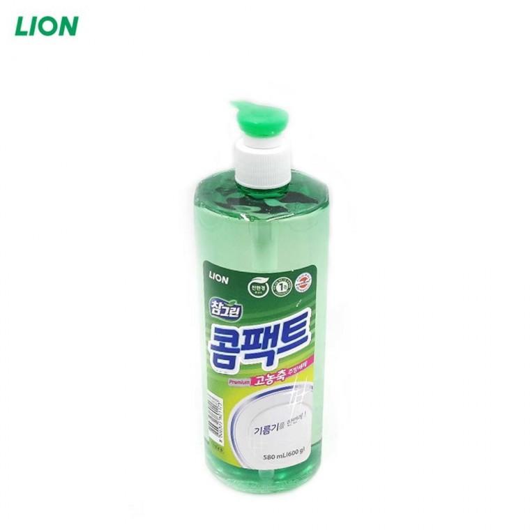 주방세정제 참그린 콤팩트 주방세제 펌프용기 600G 펌프 1EA 설거지용품 다용도