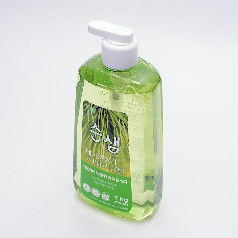 베이킹소다 피톤치드향 주방세제 용기 주방용품 975ml 설저기 기름기 찌든때 세정
