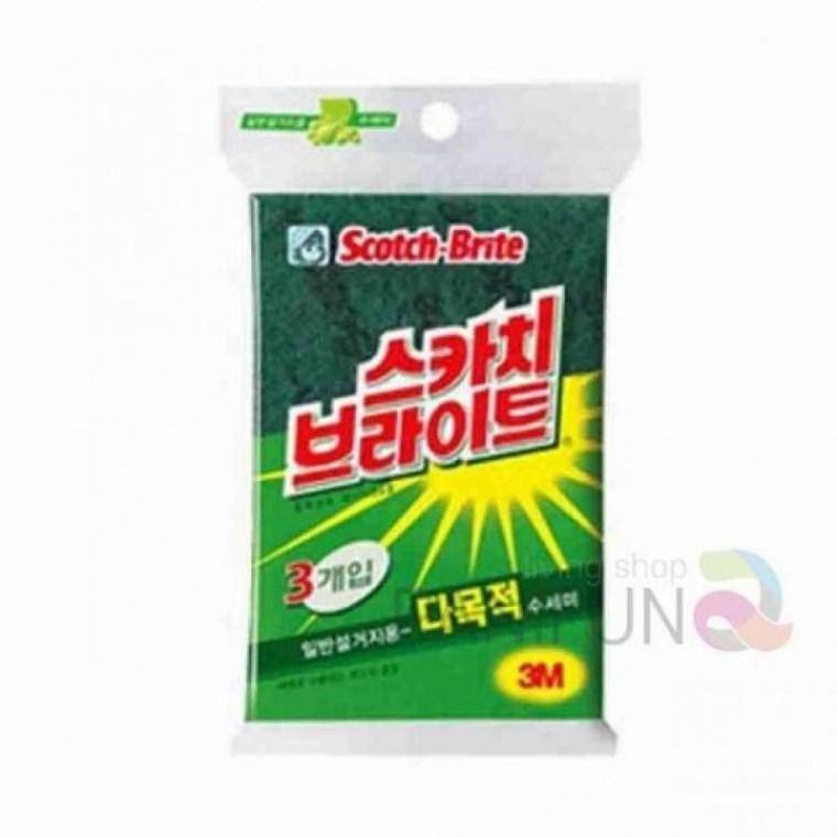 거품잘나는수세미 주방용수세미 고운수세미 중 캠핑수세미 3개 주방수세미 수세미