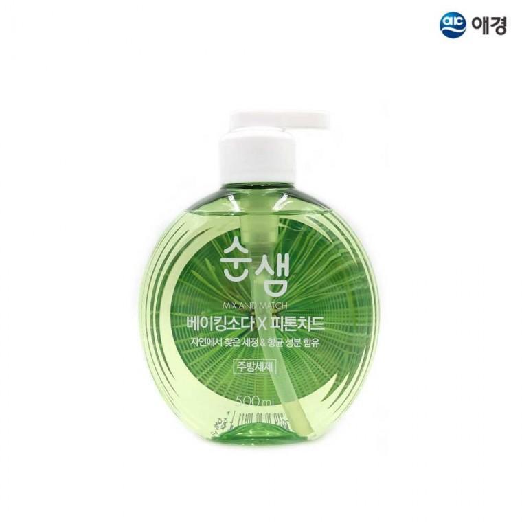 과일세척제 순샘 베이킹소다 피톤치드 주방 세제 500mL 용기 1EA
