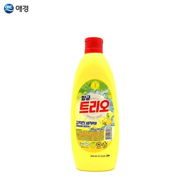 애경 향균 트리오 주방 세제 400g 용기 1EA 설거지용품