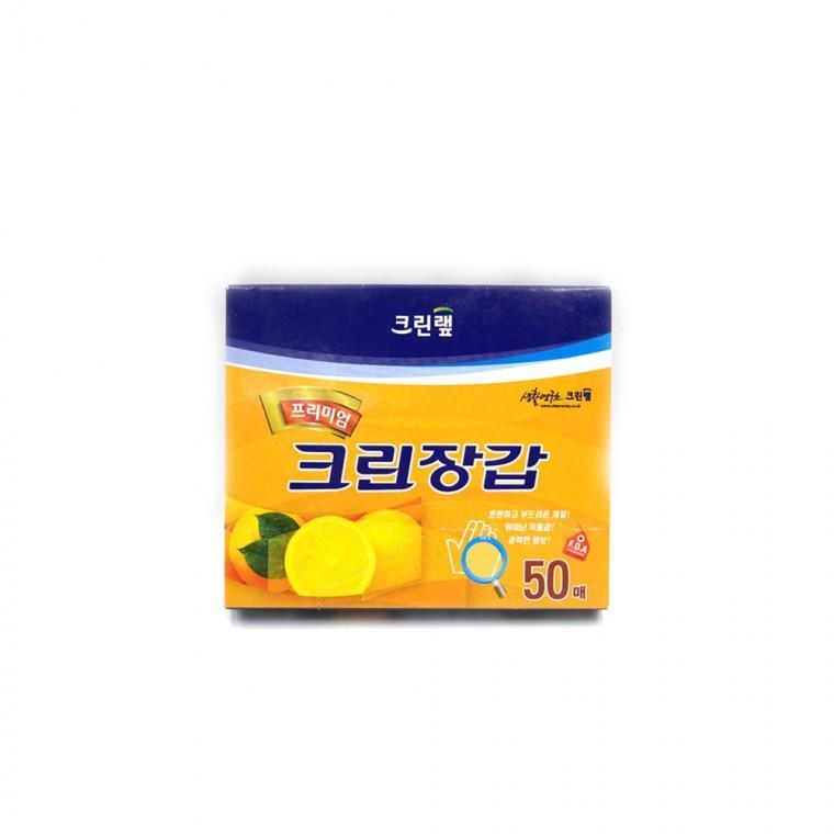 장갑 크린장갑 23X28cm 일회용 위생장갑 주방장갑 50매 비닐 용품 비닐장갑