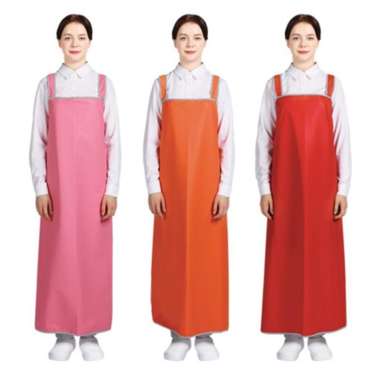 사선바이어스 식장 주방 위생 단면 코팅 방수 앞치마 대