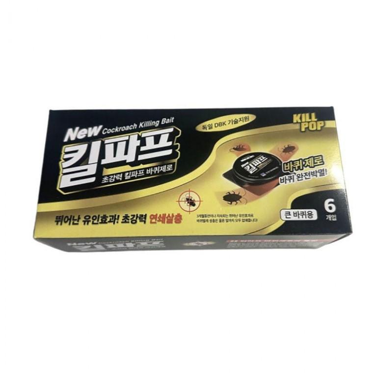 초강력 바퀴 제로 화장실 주방 욕실 큰바퀴용 6개입 강력한 바퀴벌레약 구제 방역 약제