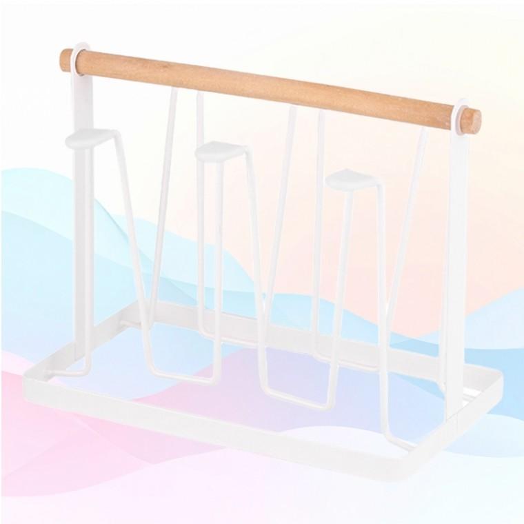 주방 컵 트레이 6구 젖병 유리잔 물컵 걸이 물빠짐