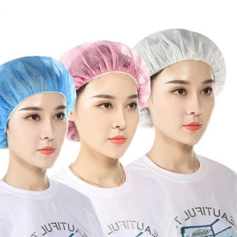 일회용 위생모 100매 주방모자 위생 조리모 요리