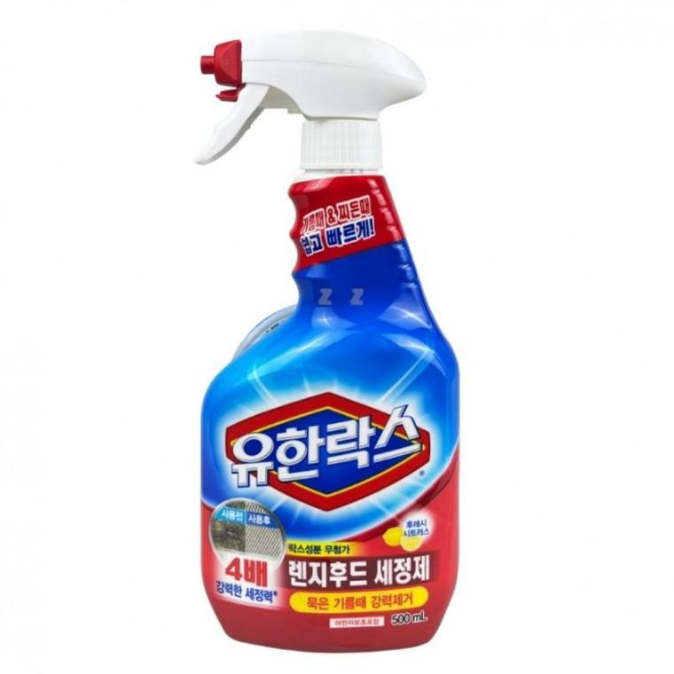 유한락스 주방 세정제 렌지 후드 기름때 제거 500ml