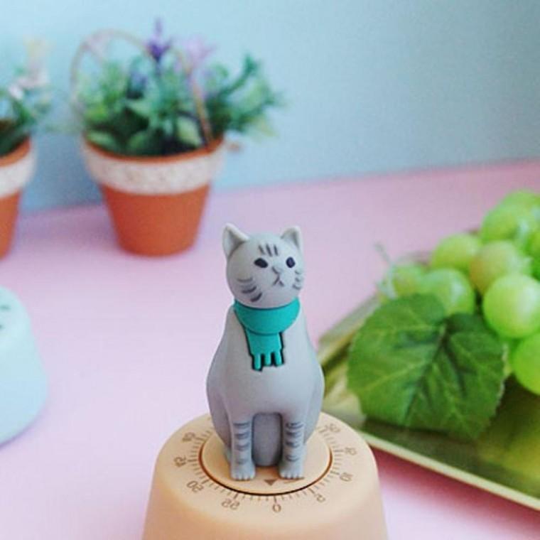 고양이 키친알람 효율형 주방워치