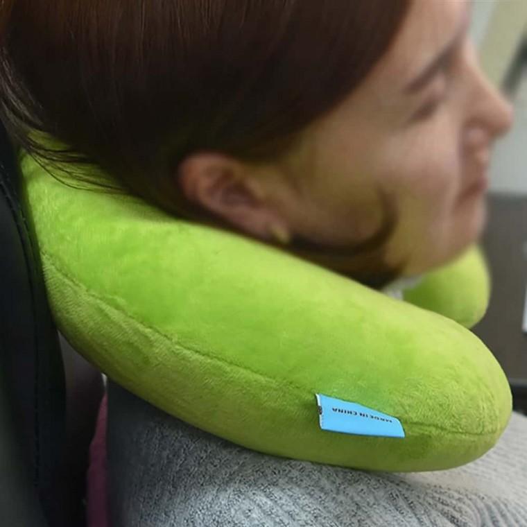 메모리폼목쿠션 컬러 부드러운 감촉의 목베게 차량용목베개