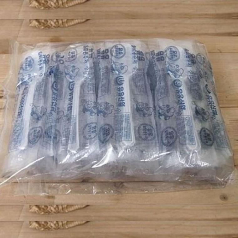 다용도숟가락 숟가락 일회용 위생수저 100p 일회용숟가락 유유 여행용숟가락 위생 줄줄이 일회용수저
