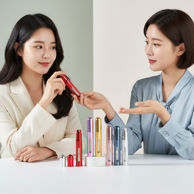 여행용 향수 용기 리필 공병 미스트 5ml 휴대하기 편한 스프레이 화장품 휴대용 미니