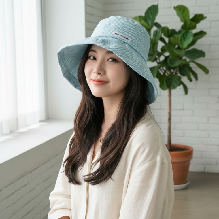 30대 40대 여성 여행용 버킷햇 자외선 차단 나들이 벙거지 모자