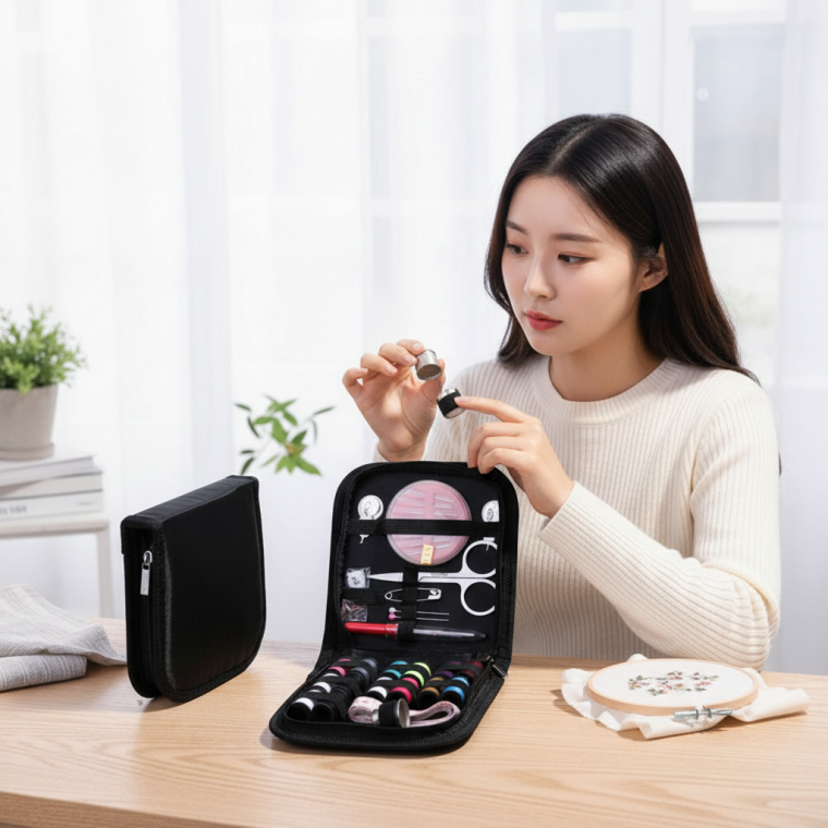 여행용 다용도 바느질 옷 수선