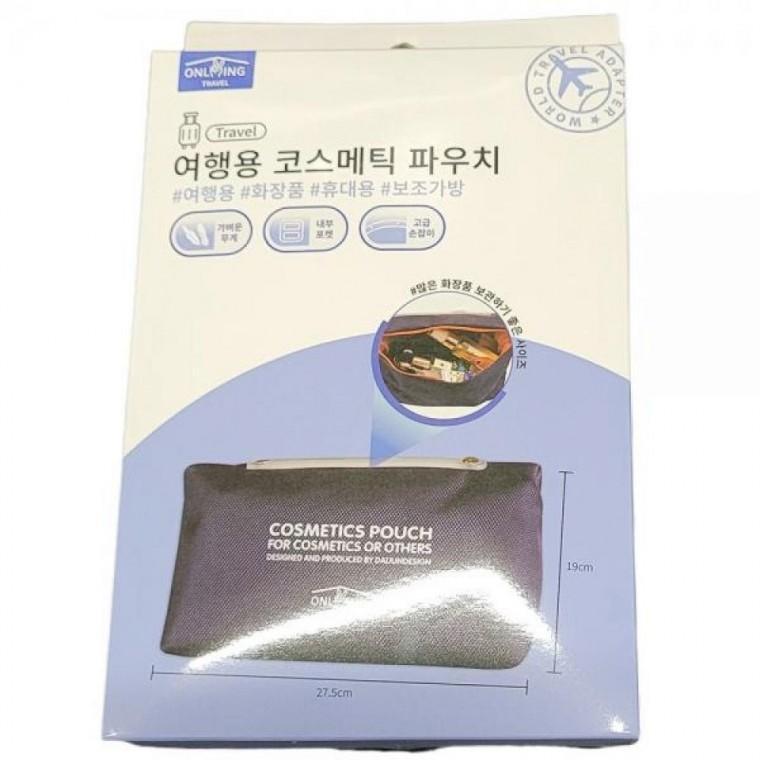 휴대용 보조가방 여행용 가벼운무게 화장품 내부포켓