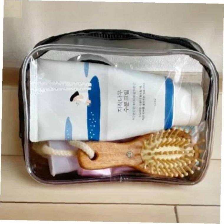 PVC 투명 지퍼백 소 PVC투명지퍼백 화장품파우치 여행용가방