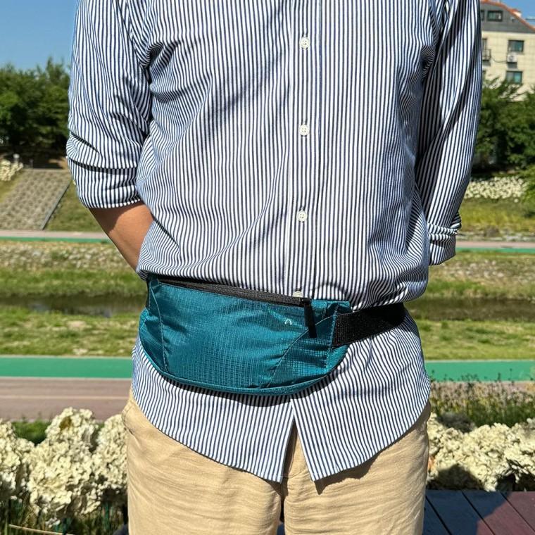 슬림 힙색 운동 여행용 가벼운 경량 허리 가방
