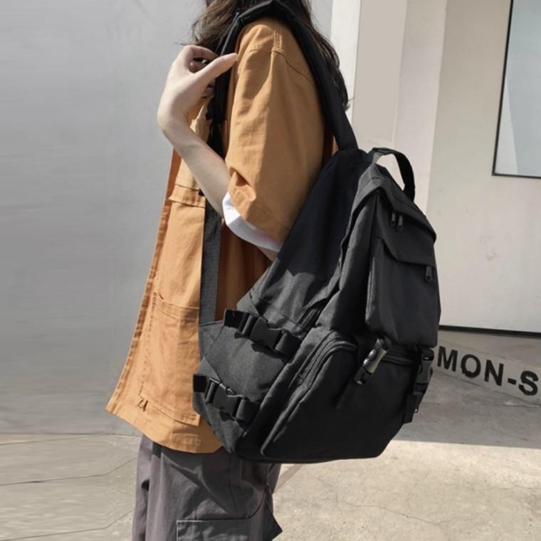캐주얼 멀티 포켓 백팩 대학생 책가방