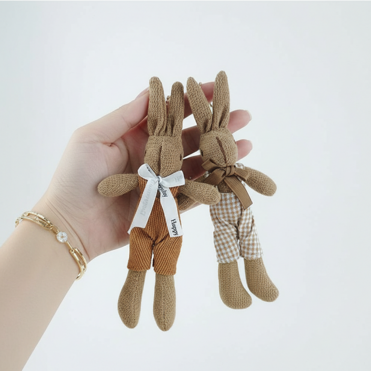 토끼 인형 가방고리 백팩 참장식 가방 꾸미기 아이템 액세서리 백참