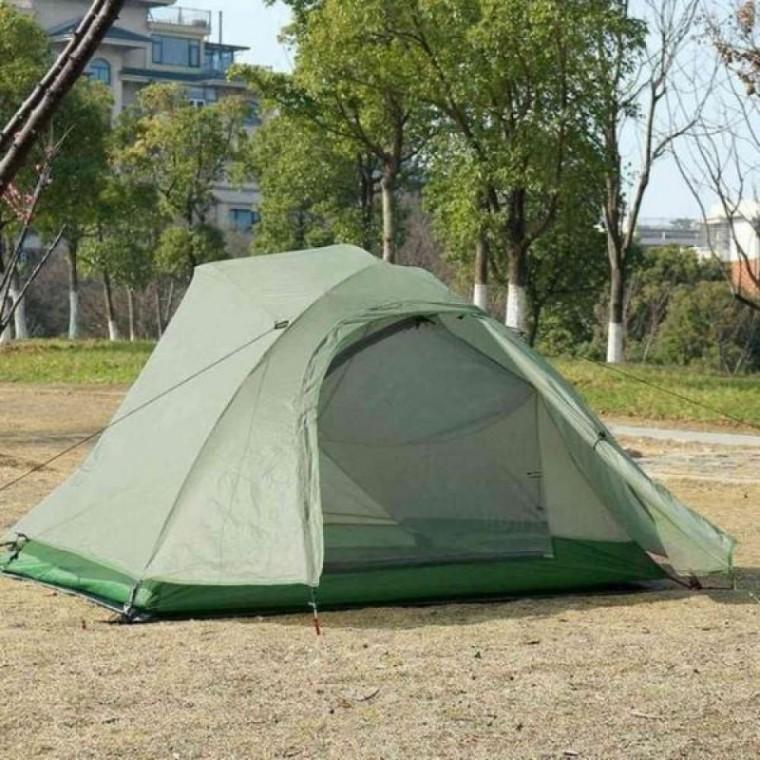 야외텐트 캠핑텐트 백팩킹텐트 초경량텐트 등산텐트 그린 가벼운텐트 3인