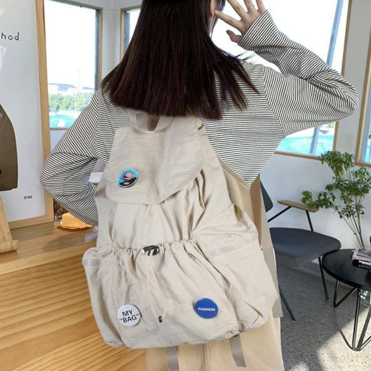 아이보리색 가방 배낭 디자인 백팩 커플룩 시밀러룩 랍슨유통