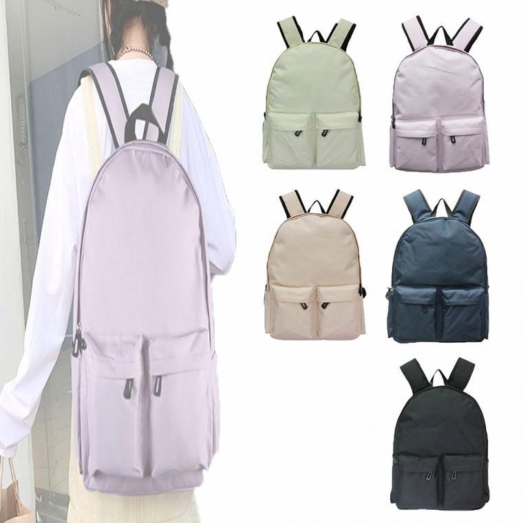 공용 분리 데일리 남녀 백팩 가방 배색 포켓 학생