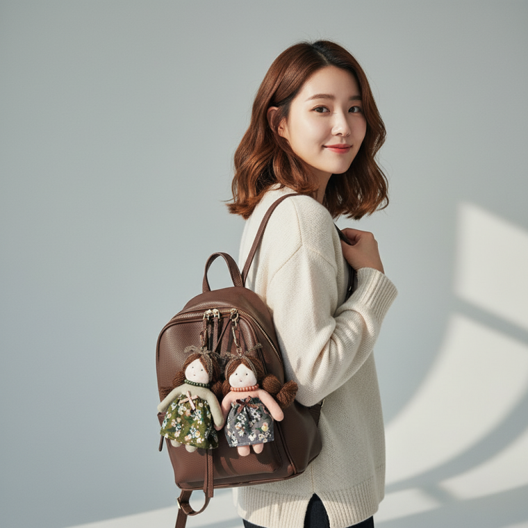 가방 인형 백팩 참장식 귀여운 동물 가방고리 고급 액세서리 참 장식품 포인트