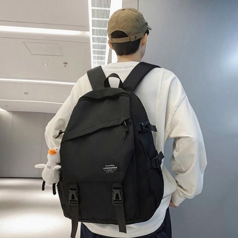 사선 디자인 고등학생 크로스형 2컬러 책가방 백팩