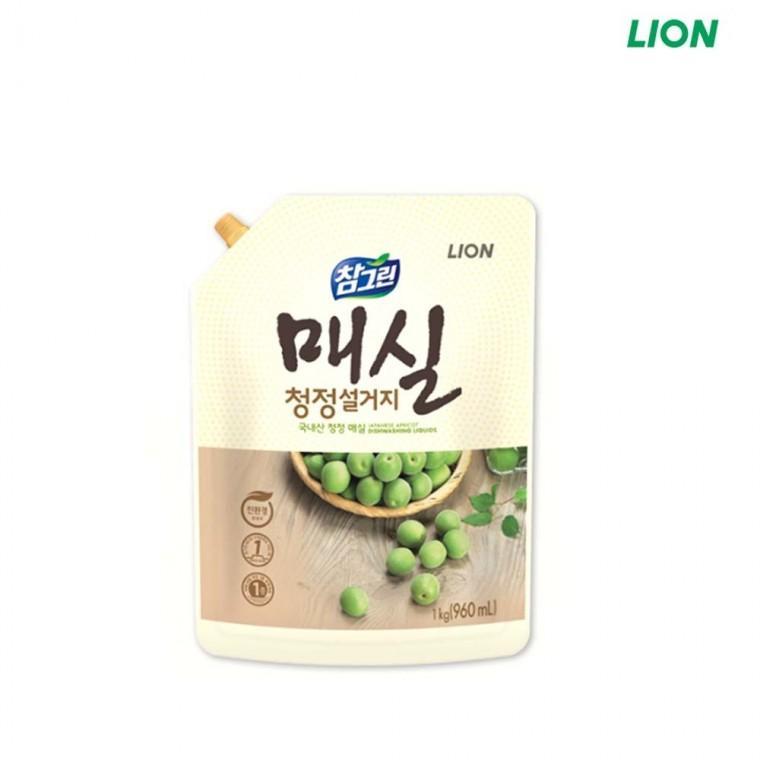 참그린 설거지용품 매실 주방세제 1kg 리필 1EA 정제 다용도 과일세척제 다용도세제
