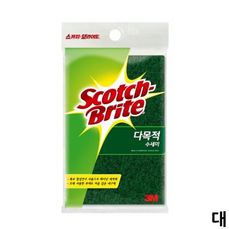 다목적 수세미 대형 1개 다용도 주방 욕실 화장실 청소