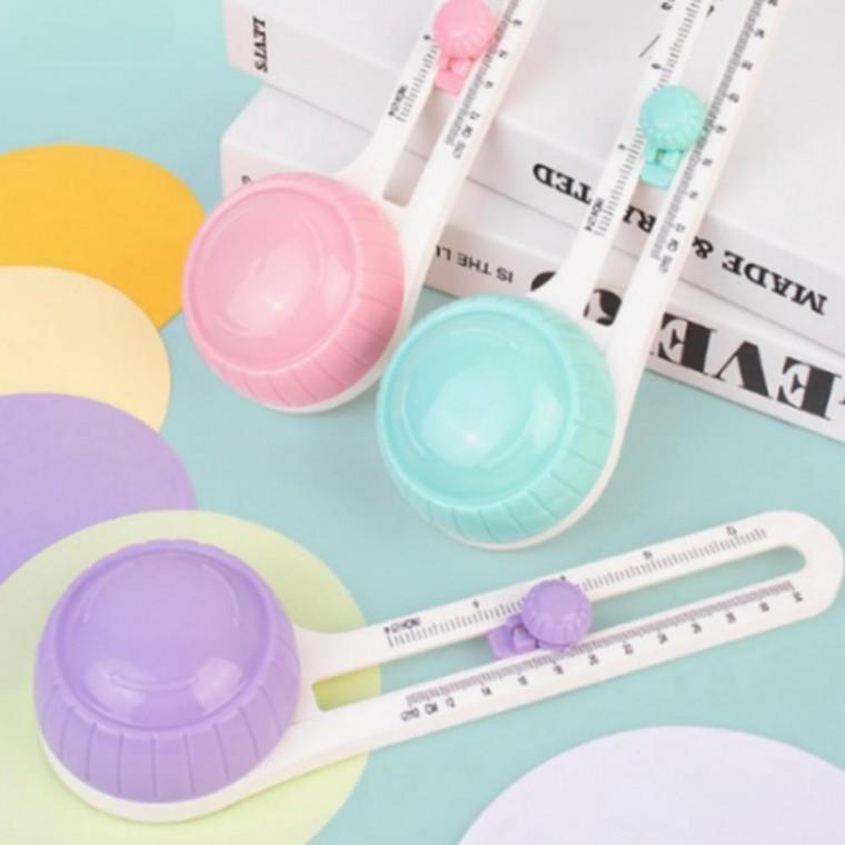 360도 원형 커팅 절단기 종이 커터기 원형 자르기 공예용 다용도 사무 용품