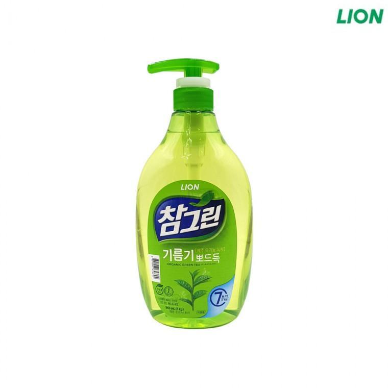 참그린 기름기뽀드득 주방세 제 1kg 펌프 고농축 1EA 설거지용품 과일세척제 정제 다용도세제