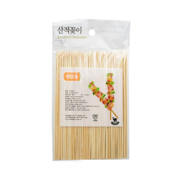 다용도 산적꽂이 주방잡화 중형 15cm 100P 일회용품 꼬치 산적 분식
