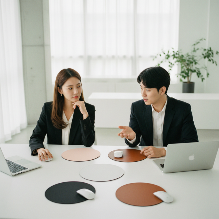 고급 가죽 데스크 방수 사무용 마우스 패드 휴대용 받침대 오피스 책상 대형 마우스패드 다용도 깔판