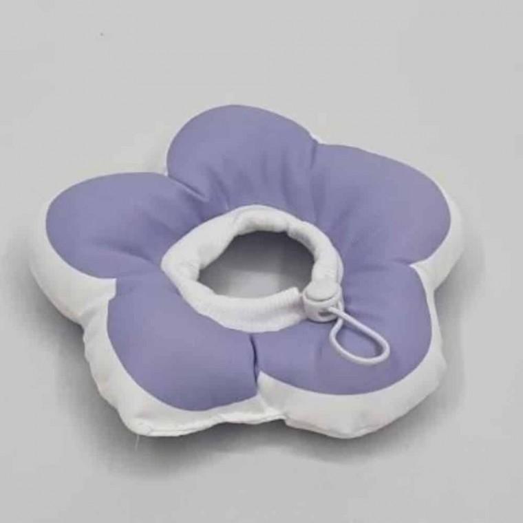 애견넥카라 가벼운넥카라 쿠션넥카라 중성화넥카라 강아지 넥카라 쿠션 퍼플 S