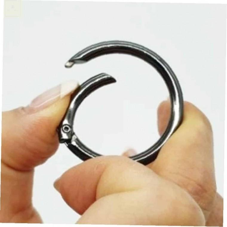 키링 오링 흑니켈 40mm 키링연결고리 가방연결고리오링 가방키링연결고리