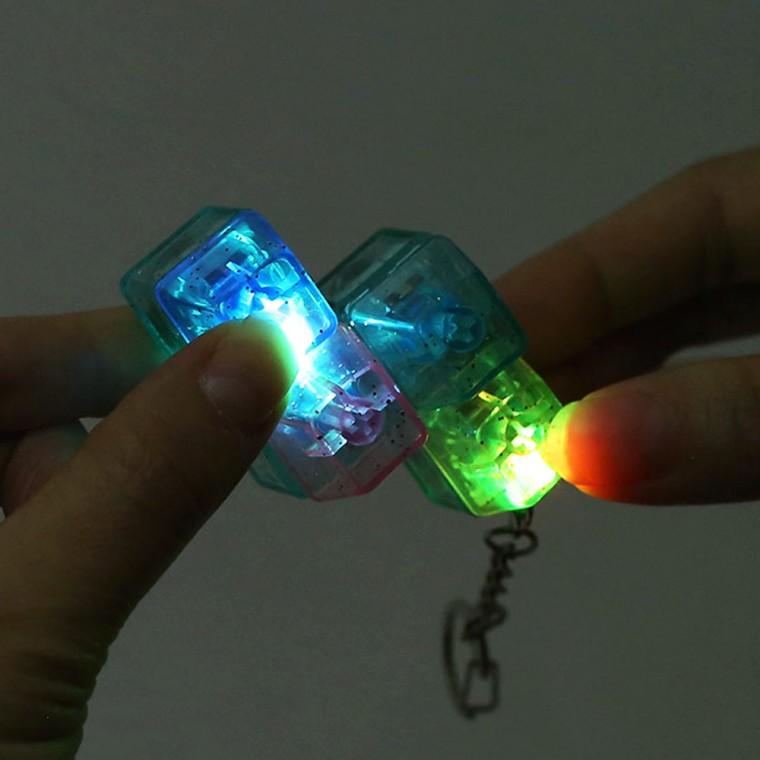 테트리스 LED 키보드 키링 4구 키캡키링 기계식 딸깍이 키홀더 열쇠고리 클릭커 클리커