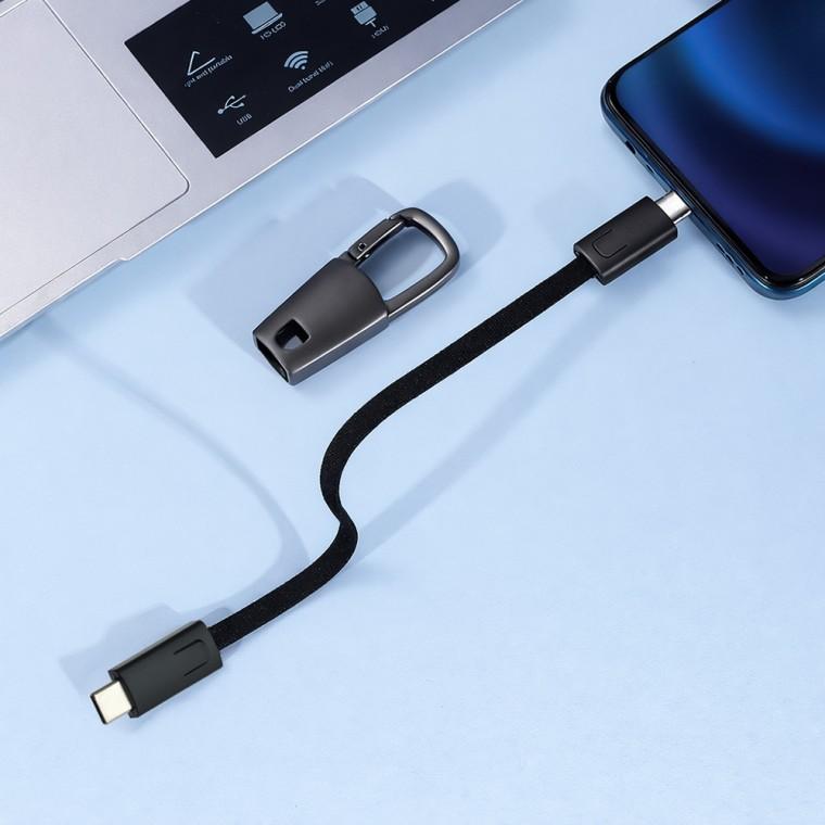 PD 60w C to C 고속충전 키링 케이블(K3) USB 숏 케이블