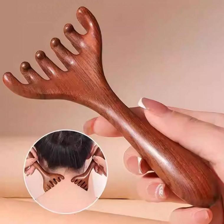 두피 마사지기 괄사 빗형 지압기 머리 안마기 셀프 케어 두피관리 마사지도구