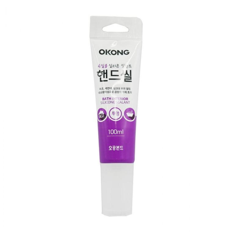 핸드씰 욕실용 실리콘 실란트 투명 건축용 공업용 마감재 신에츠 실리콘건 접착제 100ml
