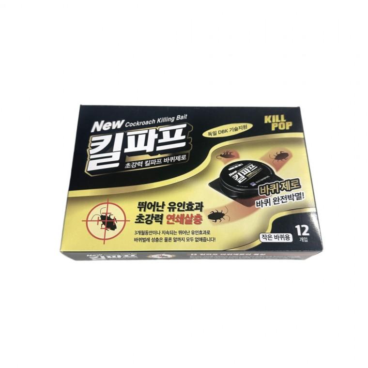 킬파프 킬파프 초강력 바퀴제로 작은바퀴용 12개입 화장실 주방 욕실 바퀴벌레 박멸